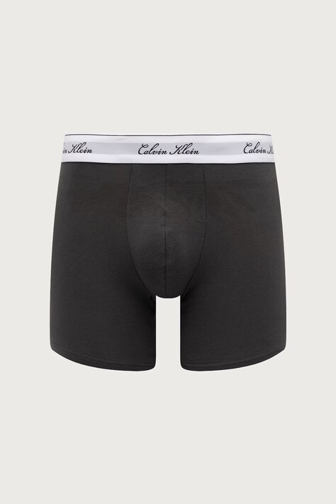 Calvin Klein Underwear Bokserki męskie z bawełną 3-pack szare LV00NB4608
