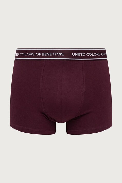 United Colors of Benetton облягаючі боксери чоловічі бавовняні з еластаном 3 шт — AW26-BIMZTI, сірий — фото 2