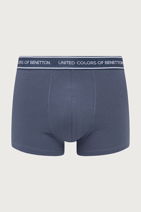 United Colors of Benetton облягаючі боксери чоловічі бавовняні з еластаном 3 шт — AW26-BIMZTI, сірий — фото 4