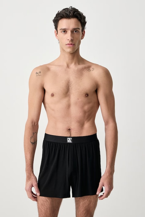 CR7 Cristiano Ronaldo Boxerky pánske bavlnené s elastanom x MODAL CONCEPT 3-pak čierne 8610-13-500