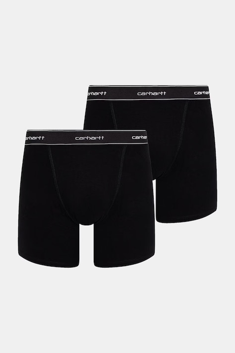 Carhartt WIP Cotton Trunks прилепнали боксерки от памук с еластан мъжки 2 броя черни I037602