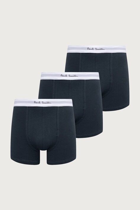 Paul Smith Bokserki męskie z bawełną 3-pack granatowe M1A-914-W3PK91