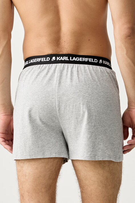 Karl Lagerfeld боксери чоловічі бавовняні — AW26-BIMZUS, чорний — фото 7