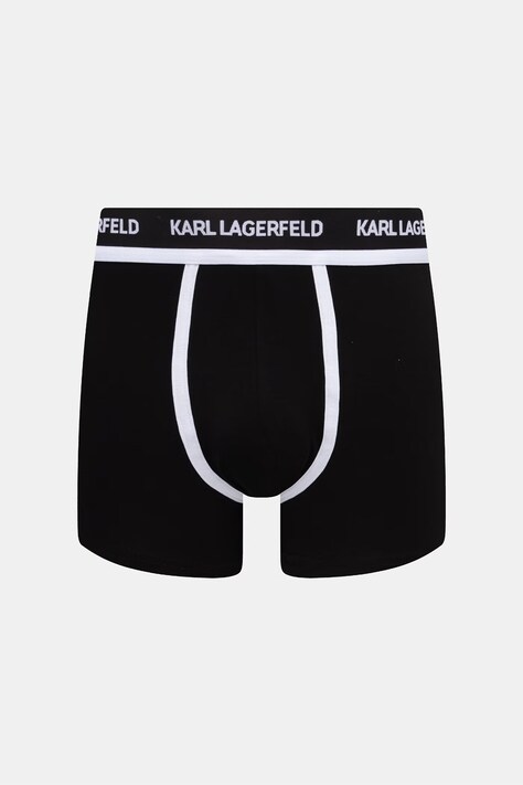 Karl Lagerfeld облягаючі боксери чоловічі бавовняні з еластаном 3 шт — AW26-BIMZUT, зелений — фото 4