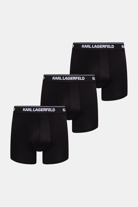 Karl Lagerfeld uske bokserice za muškarce 3-pack crne B3M47003