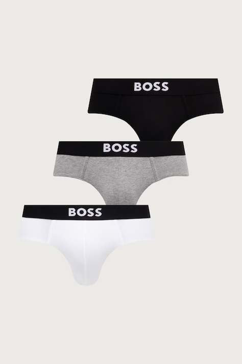 BOSS boxeri mulați pentru bărbați din bumbac cu elastan HipBr pachet de 3 multicolor 50546561