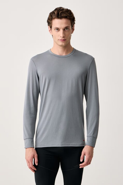 Nike Longsleeve funkcyjny męski szary NQ00KE1314