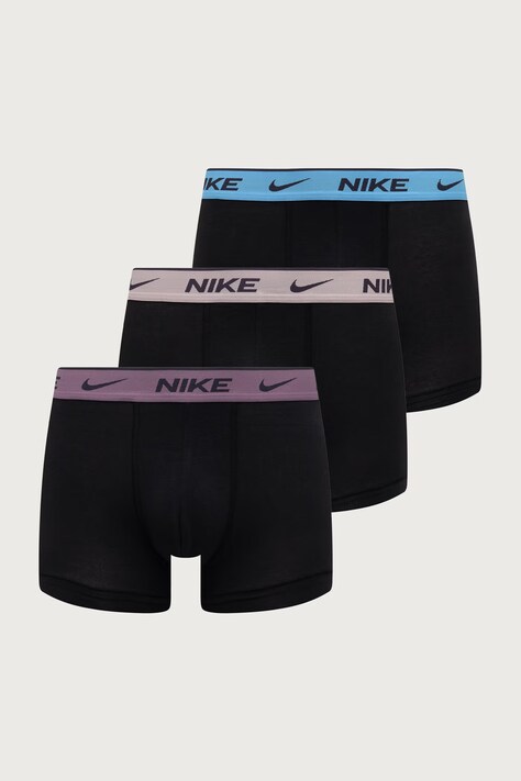 Nike Bokserki męskie bawełniane z elastanem 3-pack czarne NQ00KE1284.070