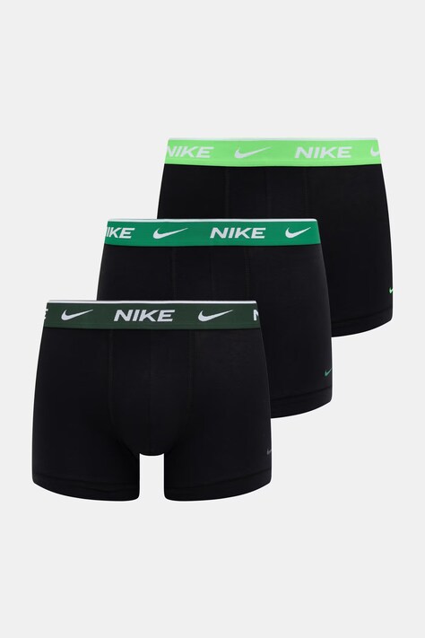 Nike bokserki dopasowane męskie bawełniane z elastanem 3-pack czarne NQ00KE1284.JHT