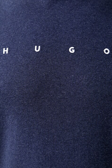 HUGO піжамна футболка чоловіча з бавовною AZURI T-SHIRT — фото 4