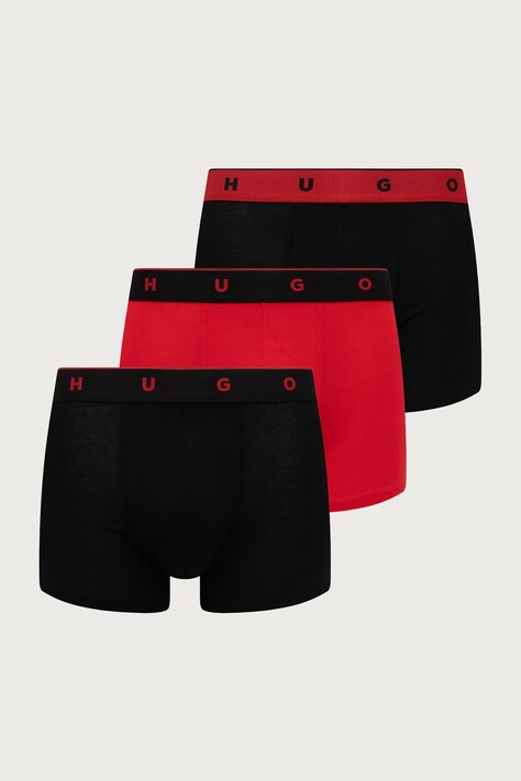 HUGO Bokserki dopasowane męskie z modalem TRUNK TRIPLET TITAN 3-pack multicolor 50566294