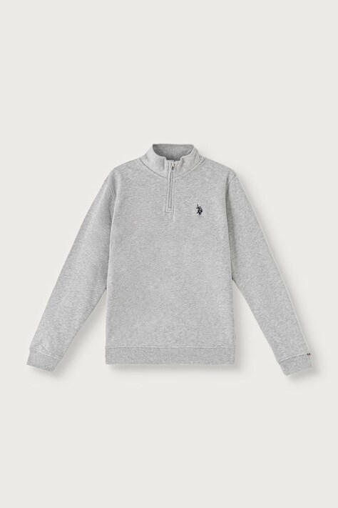 U.S. Polo Assn. Bluza dziecięca z bawełną szara USP2489