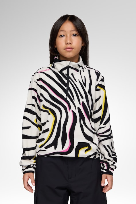 Rossignol Bluza dziecięca polarowa AR FLEECE czarna RLOYP02