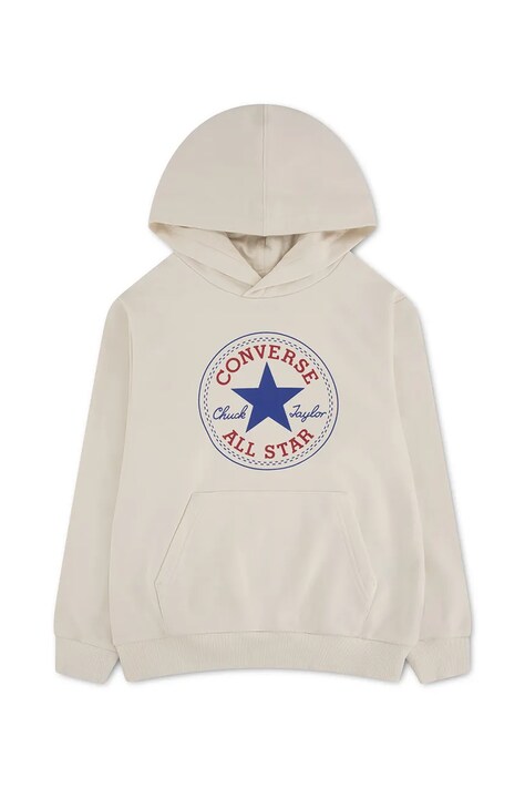 Converse Bluza z kapturem dziecięca z bawełną biała 9CJ628