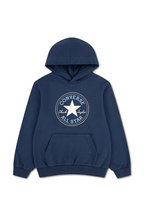 Converse Bluza z kapturem dziecięca z bawełną granatowa 9CJ628