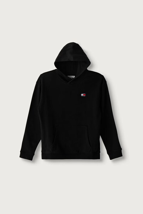 Tommy Hilfiger Mikina s kapucí dětská bavlněná námořnická modř KS0KS00758