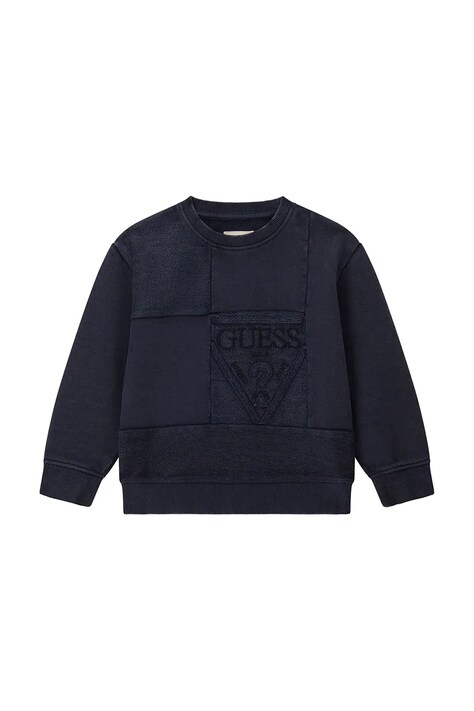 Guess Bluza dziecięca bawełniana granatowa N6BQ06 K6115