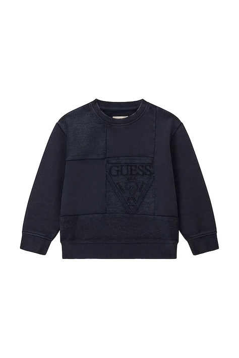Guess Bluza dziecięca bawełniana granatowa N6BQ06 K6115
