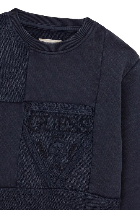 Guess кофта дитяча бавовняна — AW26-BLBZPS, темно-синій — фото 3