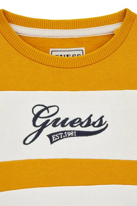 Guess кофта дитяча бавовняна — AW26-BLBZPT, бежевий — фото 3