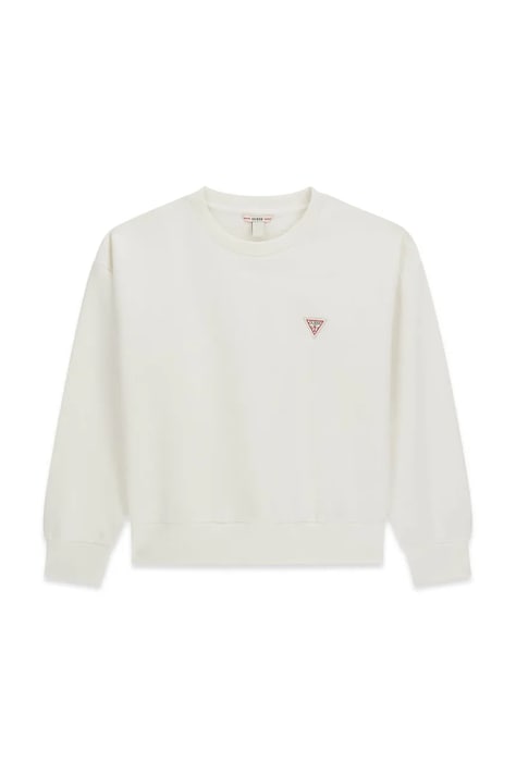 Guess Bluza dziecięca bawełniana biała L6BQ19 K8105
