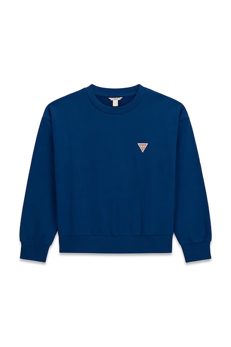 Guess Bluza dziecięca bawełniana niebieska L6BQ19 K8105