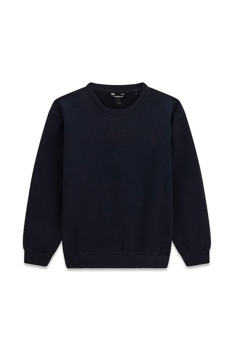 Guess Felpa per bambini in cotone blu navy L5YQ22 KAV34