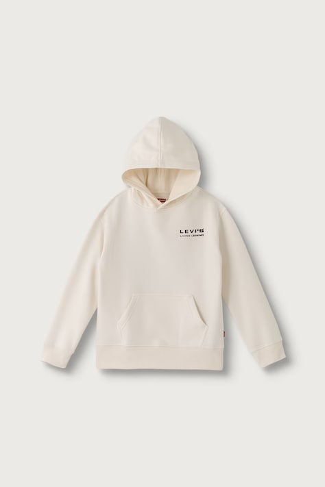 Levi's Pulover s kapuco otroški z bombažem SKATE LEGEND HOODIE bež 9ER751