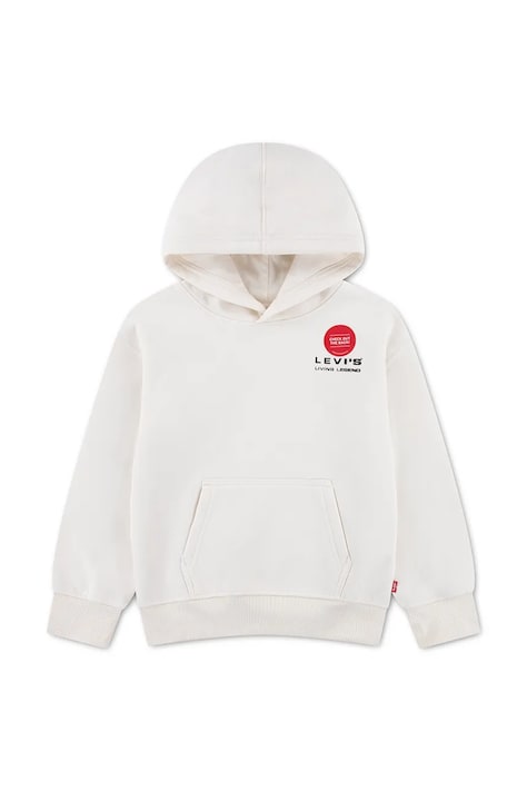 Levi's Dukserica sa kapuljačom za djecu s pamukom SKATE LEGEND HOODIE bež 8ER751