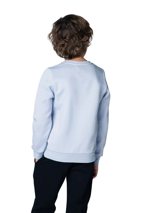 BOSS Bluza dziecięca z bawełną niebieska J53395