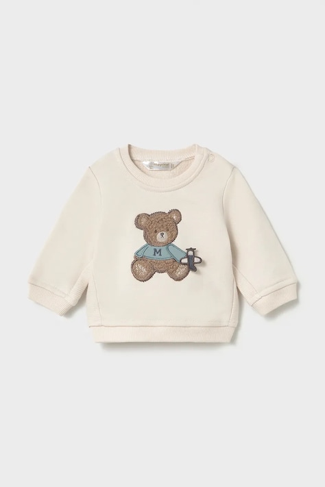 Mayoral Newborn кофта для немовлят з бавовною бежева 2410