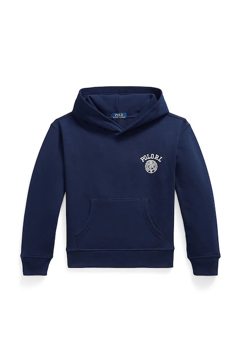 Polo Ralph Lauren μπλούζα με κουκούλα παιδική με βαμβάκι σκούρα μπλε 323B27301001