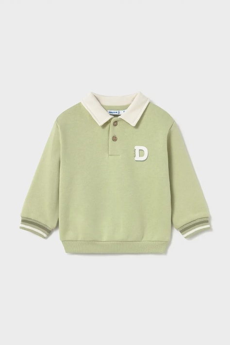 Mayoral felpa per bambini con cotone verde 2419