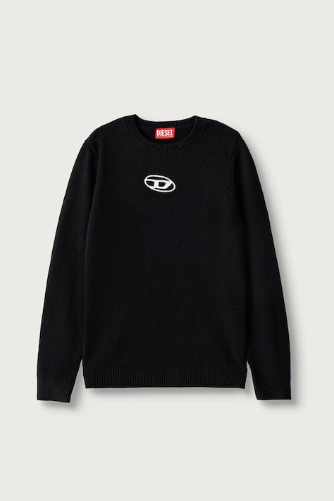 Diesel Mikina detská KLIMO KNITWEAR čierna J03028