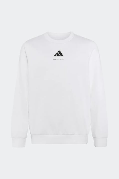 adidas Pulover otroški z bombažem ONE SMU RANGE (SMU) bel KX6157