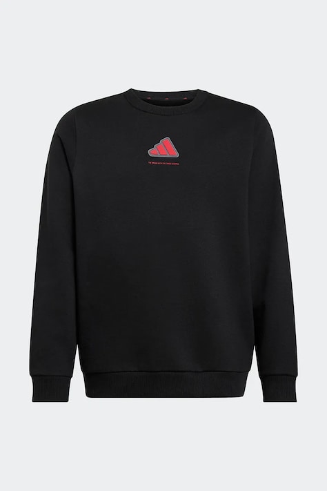 adidas μπλούζα παιδική με βαμβάκι μαύρη KX6156