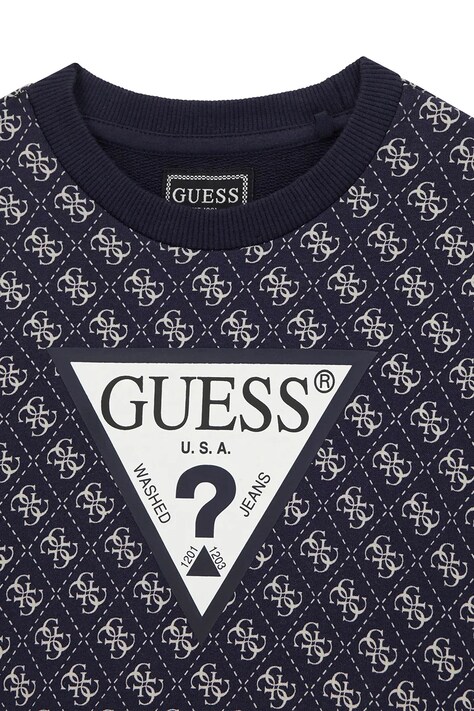 Guess кофта дитяча бавовняна — AW26-BLBZYT, чорний — фото 3