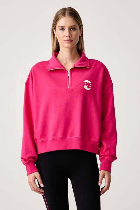 P.E Nation Bluza damska bawełniana Voltage różowa 263F120
