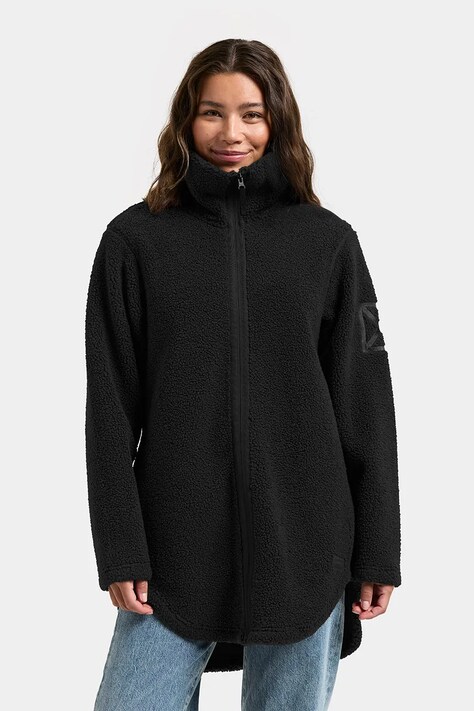 Didriksons Bluza rozpinana damska polarowa UMI czarna 506183