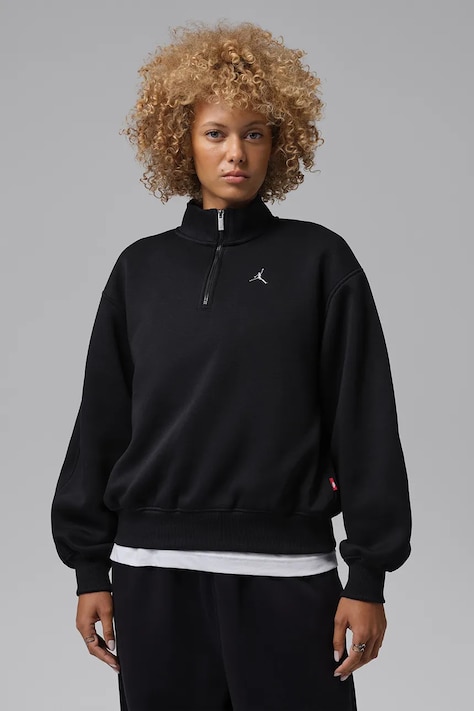 Jordan Bluza damska z bawełną Brooklyn Fleece czarna IV7533.010