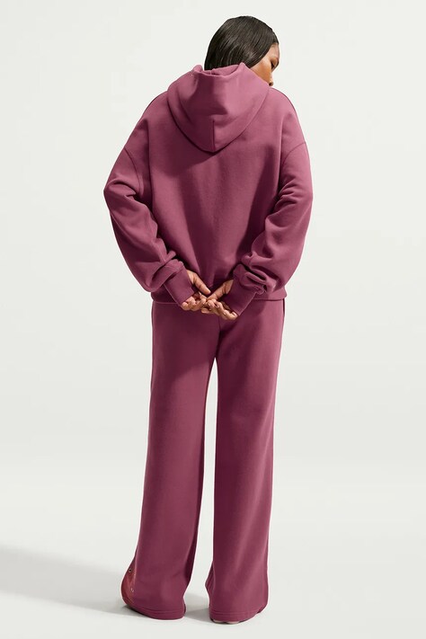 Nike Sportswear Bluza oversize damska z bawełną Studio Fleece różowa IX7043.654