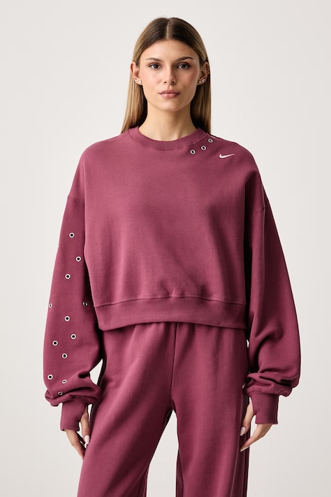 Nike Sportswear Bluza damska z bawełną Studio Fleece różowa IX7045.654