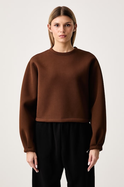 Nike Sportswear Oversize mikina dámska s modalom hnedá IX7059.259