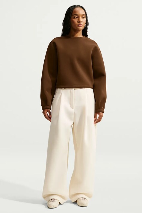 Nike Sportswear Bluza oversize damska z modalem brązowa IX7059.259