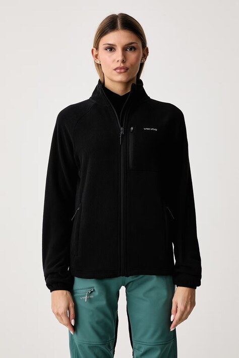 Viking Bluza sportowa damska polarowa Billar czarna 740/28/9356