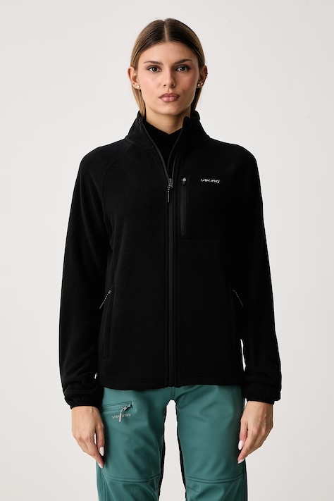 Viking Bluza sportowa damska polarowa Billar czarna 740/28/9356
