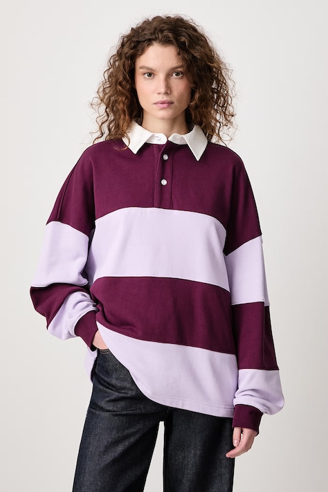 WRSTBHVR GERI V2 bluza bawełniana damska fioletowa U2126SB