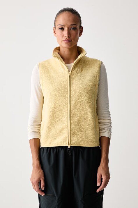 Peak Performance Bluza bez rękawów damska polarowa NatureRush żółta G808070