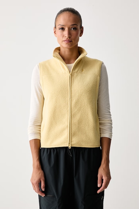 Peak Performance Bluza bez rękawów damska polarowa NatureRush żółta G808070
