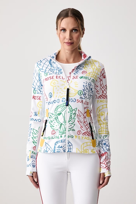 Rossignol Bluza rozpinana damska JCC multicolor RLPWL09